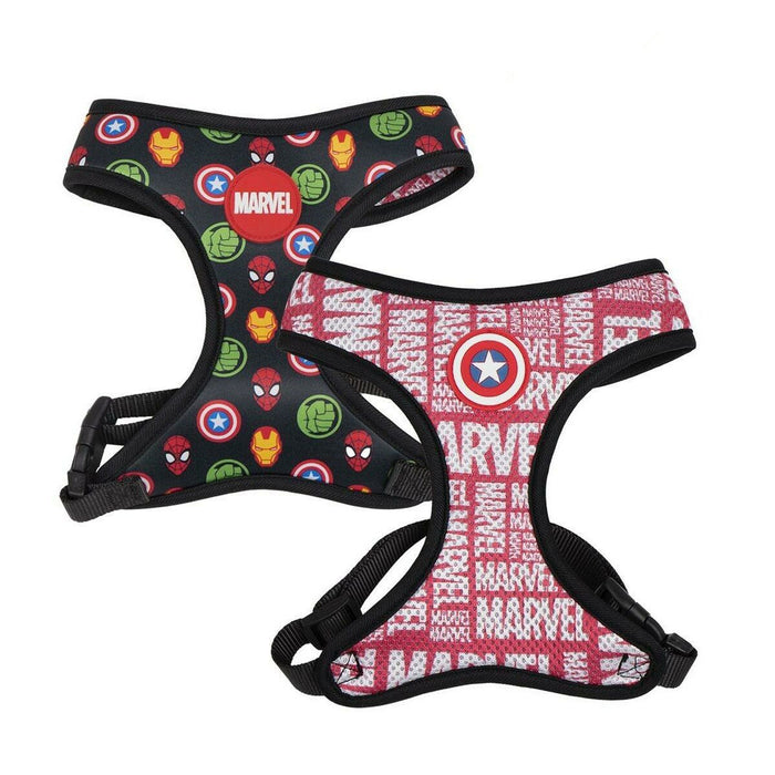 Imbracatura per Cani Marvel Reversibile S/M Rosso