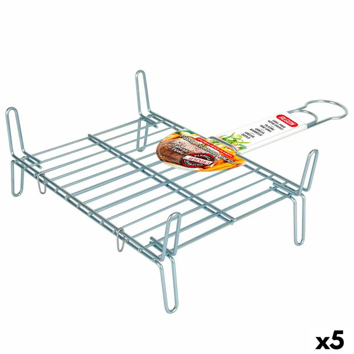 Grill Algon   Doppia Zincato 25 x 30 cm (5 Unità)