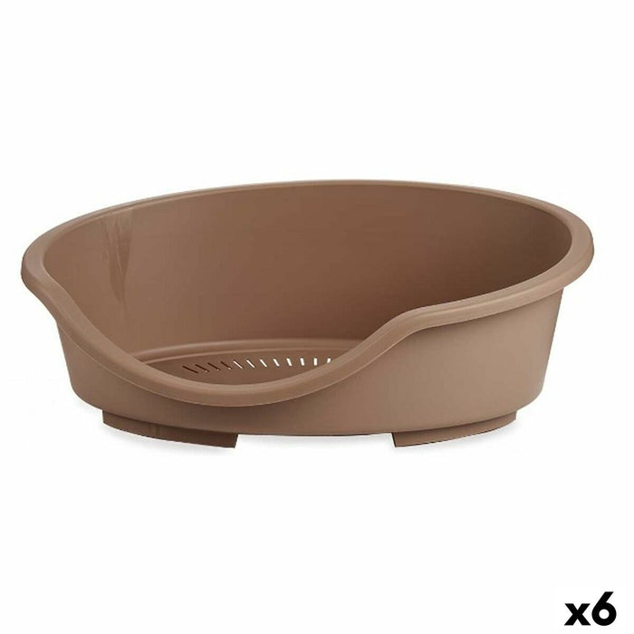 Letto per animali domestici Beige Plastica 58,5 x 20 x 39 cm (6 Unità)