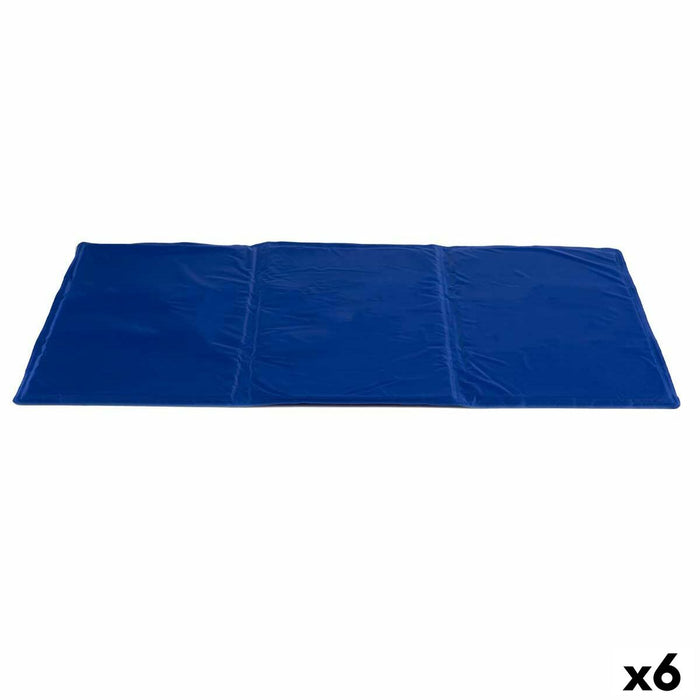 Tappeto per cani Rinfrescante Azzurro Schiuma Gel 49,5 x 1 x 90 cm (6 Unità)