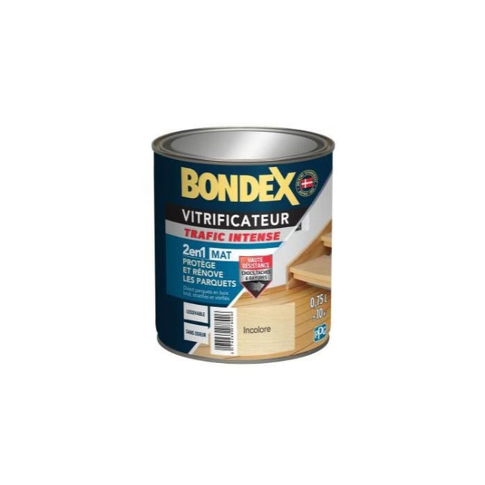 Verniz vitrificante Bondex Parquet Mat Incolore 750 ml