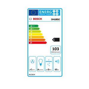 Cappa Classica BOSCH 204716 86 cm 730 m3/h 1051W Acciaio inossidabile