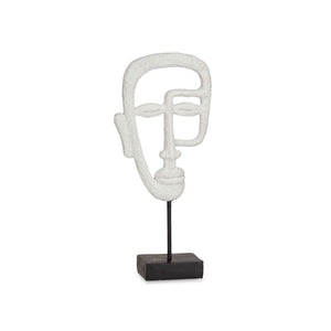 Statua Decorativa Viso Bianco 19,5 x 38 x 10,5 cm (4 Unità)