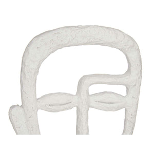 Statua Decorativa Viso Bianco 19,5 x 38 x 10,5 cm (4 Unità)